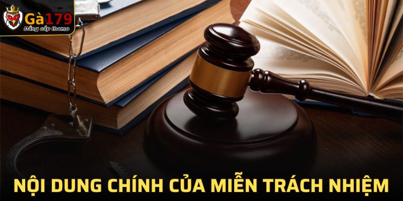 Thông tin cần nắm về miễn trách nhiệm mà GA179 đề ra